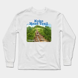 Koko Head Crater Trail, Hawaii Long Sleeve T-Shirt